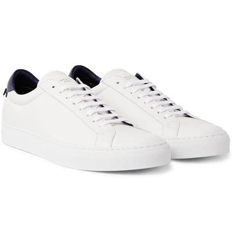 givenchy urban street low top leather trainers|Givenchy men's white sneakers.